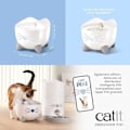 Miniatyrbild 6 av 6: CAT IT Automatisk Cat Vattenfontän - 2,5 L - Grön