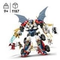 Miniatyrbild 2 av 6: LEGO NINJAGO 71834 Zanes Ultra Combo Robot - 4-i-1 byggset för åldrar 9
