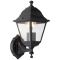 Miniatyrbild 1 av 3: Brilliant Rising Exterior Wall Lamp Nissie Black E27 1x60w