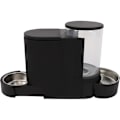 Miniatyrbild 4 av 5: M.PETS DUPLO foder- och vattendispenser 1,3kg/3L - 40x16,2x29,1 cm - Svart