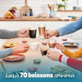 Miniatyrbild 3 av 6: Kaffemaskin + 3 T-skivor - BOSCH - TASSIMO FINESSE TAS163E - 1400 W - 0,7 L - Multidrinkar - IntensityBoost - Svart