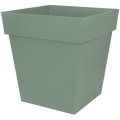 Miniatyrbild 2 av 2: EDA PLASTIQUE - Toscana fyrkantig kruka - 50 cm - 87 L - Lagergrön