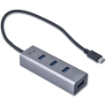 Miniatyrbild 2 av 4: I-TEC USB-hubb - USB typ C - extern - 4 USB-portar totalt - 4 USB 3.0-port (ar) - Linux, PC, Mac