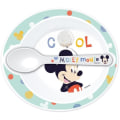 Miniatyrbild 3 av 6: THERMOBABY MICKEY 2nd age måltidspaket - 3 tallrikar + en kopp + 1 sked