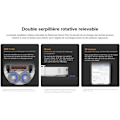Miniatyrbild 2 av 6: Roborock QRevo Plus Vit robotdammsugare med multifunktionsstation - 7000 Pa effekt - Utdragbar mopp