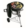 Miniatyrbild 3 av 4: WEBER Compact Vattenkokare kolgrill Ø47 cm - Kromat stål - Svart