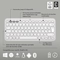 Miniatyrbild 6 av 6: LOGITECH - Trådlöst tangentbord - Pebble Keys 2 M380s - Bluetooth - Easy-Switch-knapp - Vit - (920-011804)
