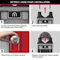 Miniatyrbild 6 av 6: Master Lock 5420EURD Infällbar nyckelbox