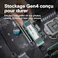 Miniatyrbild 4 av 5: Intern SSD - CRUCIAL - E100 - 480 GB - PCIe Gen4 NVMe M.2 - Upp till 470 MB/s