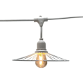 Miniatyrbild 1 av 6: Utomhusljusgirland - LUMISKY - CHIC WHITE LIGHT - 6 m - 10 glödlampor - E27 - varmvit LED