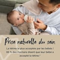 Miniatyrbild 6 av 6: TOMMEE TIPPEE - Förpackning med 6 Closer to Nature-flaskor - Anti-kolik ventilspene - 260ml - Flerfärgad