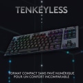 Miniatyrbild 5 av 6: Logitech G915 TKL LIGHTSPEED RGB Mekaniskt speltangentbord, trådlöst, utan numerisk tangentbord - GL Clicky