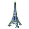 Miniatyrbild 2 av 6: Ravensburger-Puzzle 3D Fosforescerande Eiffeltorn 50 år-Från 10 år-216p numrerad för att montera utan lim-Tillbehör ingår-11591