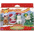 Miniatyrbild 1 av 5: Docka - SYLVANIAN FAMILIES - Jullådan - 4 ledade figurer