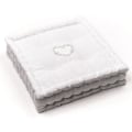 Miniatyrbild 5 av 5: Golvkudde - TODAY - CHARME - Slub x Chambray x Constance Broderi - 40 x 40 x 10 cm