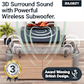 Miniatyrbild 4 av 6: MAJORITY - Everest 5.1 Dolby Surround Sound System - Svart