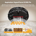 Miniatyrbild 2 av 6: ROBOROCK QR 598 - Robotdammsugare - 8000 Pa - Multifunktionsstation - Trasselfri