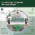 Miniatyrbild 3 av 6: iRobot Roomba 205 DustCompactor Combo - Komprimerar automatiskt skräp inuti roboten upp till 60 J - Clearview LiDAR