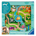 Miniatyrbild 1 av 4: Ravensburger play+, magnetisk labyrint i trä - I djungeln, 6-36 månader, första ålder, baby