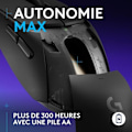 Miniatyrbild 6 av 6: Logitech G309 LIGHTSPEED trådlös mus, lätt, LIGHTFORCE hybridswitchar, HERO 25K sensor - Svart