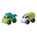 Miniatyrbild 3 av 3: Pack med 2 lastbilar i vetefibrer, återvinningsbart och biologiskt nedbrytbart