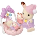 Miniatyrbild 3 av 4: Chocolate Rabbit Sisters Bedtime - SYLVANIAN FAMILIES - 5806