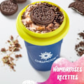 Miniatyrbild 6 av 6: Chillfactor granitemugg - Bandai - Slumpmässig färg blå, rosa eller grön - levereras med sugrör