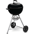 Miniatyrbild 1 av 6: WEBER Original Vattenkokare E-4710 Charcoal Skäggcue - Emaljerat stål - Diameter 47cm - Termometer integrerad i locket - System