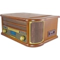 Miniatyrbild 4 av 6: INOVALLEY RETRO29E-N Vinyl Hifi-system i retrostil - Bluetooth 5.0 - 2x20W - CD / K7 ljudspelare - FM-radio - 2 USB-portar