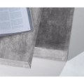 Miniatyrbild 6 av 6: Fyrkantigt vridbart soffbord - Spånskiva - Ljusgrå betongdekor - Klassisk - L 78 x D 78 x H 35,4 cm - KAFFE