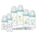 Miniatyrbild 1 av 3: Dodie Birth Kit - 6 anti-kolikflaskor, platta spenar, 1 anatomisk napp 0-2 månader, 1 flaskborste - BPA-fri - Rosa