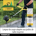 Miniatyrbild 3 av 6: PowerPlus POWXG30033 Electric-Edge-Storey-500 W, 320 mm Ø, Tooling, Herb Cut & -Borders för din trädgård