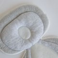 Miniatyrbild 6 av 6: Domiva 3D BODY PAD babykil - 32,5 x 65 cm - Bomull/Polyester - Grå