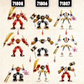 Miniatyrbild 4 av 6: LEGO 71808 NINJAGO Kais eldelementalrobot, ninjaleksak med anpassningsbar figur plus minifigurer av Kai och Zane