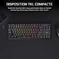 Miniatyrbild 3 av 5: Speltangentbord - CORSAIR - K70 Core TKL - RGB - MLX Red v2 Switchar - Trådbunden