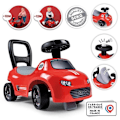 Miniatyrbild 1 av 5: Smoby - 2 i 1 barnvagn - Auto Red - Box under sadeln + horn - Från 10 månader - Tillverkad i Frankrike