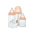 Miniatyrbild 1 av 5: DODIE - Sensation + flaskuppsättning - glas (1 flaska 150 ml - 2 flaskor 270 ml - 1 napp 0-2 månader)