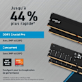Miniatyrbild 5 av 5: RAM-minne - CRUCIAL - PRO DDR5 - 64GB (2x32GB) - DDR5-5600 - UDIMM CL46 (CP2K32G56C46U5)
