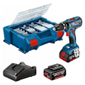 Miniatyrbild 1 av 3: Bosch Professional GSB 18V Percussion Drill + 82 Pick & Click Accessories