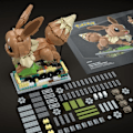 Miniatyrbild 3 av 6: MEGA-Pokémon-Eevee i Motion-Building-låda 1 381 stycken HTH71