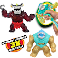 Miniatyrbild 2 av 6: Thrash vs Hammerhead Figures - Deep Goo Sea - Goo Jit Z - 11 cm - Moose Toys