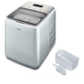 Miniatyrbild 2 av 6: MEDION Isbitsmaskin (liten & stor isbitsstorlek, 2,6 liters vattentank, kort produktionstid ca 10