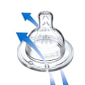 Miniatyrbild 5 av 5: DODIE - Sensation + flaskuppsättning - glas (1 flaska 150 ml - 2 flaskor 270 ml - 1 napp 0-2 månader)