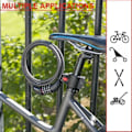 Miniatyrbild 4 av 4: Cykellås - MASTER LOCK - 8120EURDPRO - Vriden stålkabel - 1,8 m längd