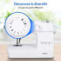 Miniatyrbild 4 av 6: Symaskin - MEDION - SM 70 - 71W - 12 stygn - 700 rpm - LED - Vit