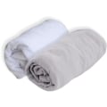 Miniatyrbild 2 av 2: DOMIVA Lot 1 Alese + 1 Fitted Sheet - 60 X 120 Cm - Pearl