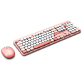 Miniatyrbild 2 av 6: Trådlöst tangentbord + mus combo - MOBILITY LAB - Pure Color - Rosa - Ergonomisk design - Diskret skrivning