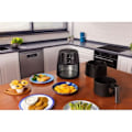 Miniatyrbild 6 av 6: Multifunktion oljefri fritös - BEKO - FRL2242B - 1500 W - 3,9 L för 0,8 kg pommes frites - Circuit cut-off timer - Svart