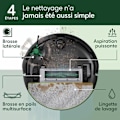 Miniatyrbild 4 av 6: iRobot Roomba 105 Combo - 2-i-1 robotdammsugare - 7 kPa sugkraft - LiDAR-navigering - Mattavkänning