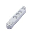 Miniatyrbild 1 av 2: CHACON Power strip med switch 4-uttag 16A 3m vit